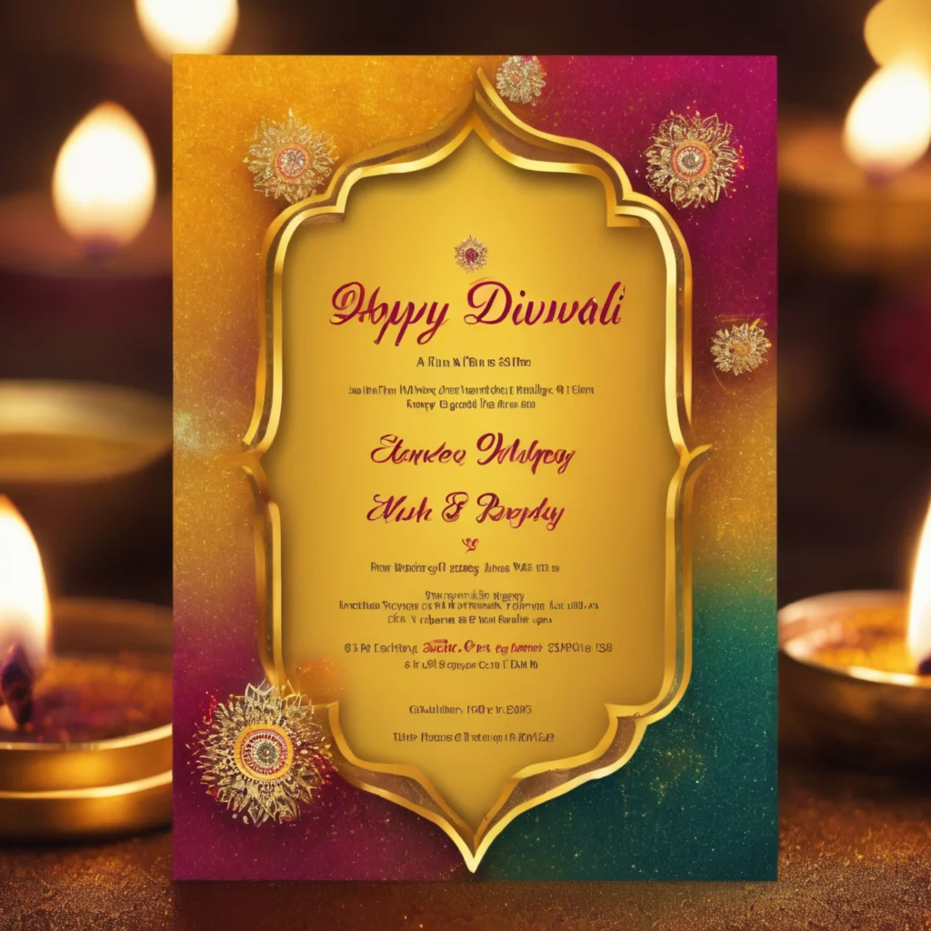 vecteezy diwali card photo wit ai generated 33505866
