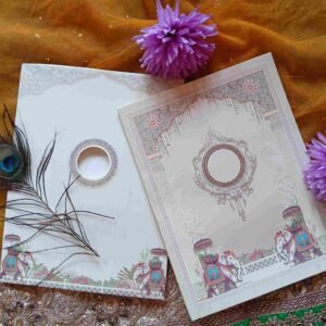 Premium floral wedding invitation cards in yavatmal - morya cards